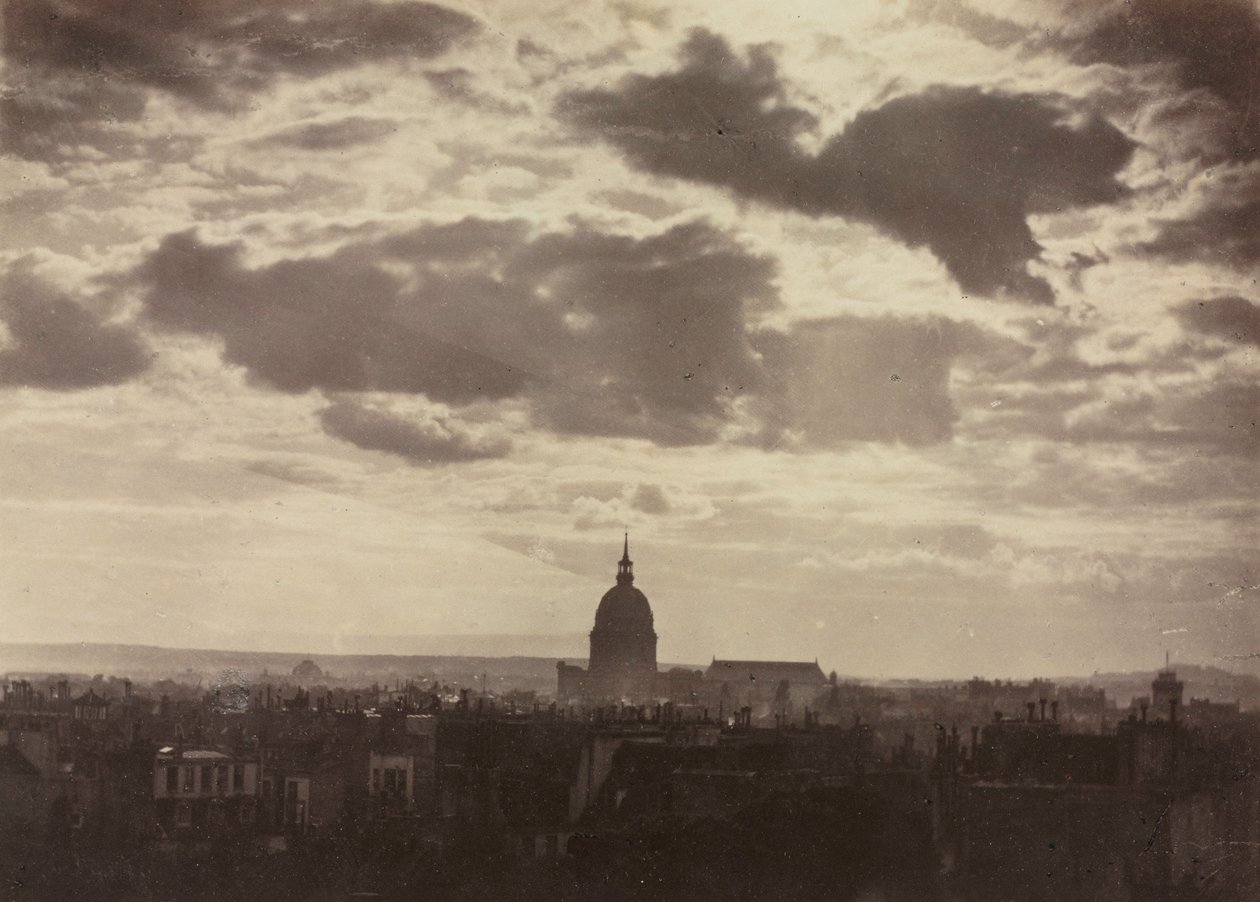 Nimetön pilvitutkimus Les Invalidesin kanssa, 1860. tekijältä Charles Marville