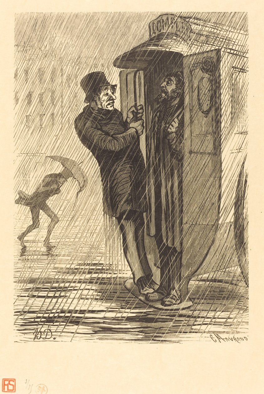 Täysin!!! tekijältä Charles Maurand after Honoré Daumier