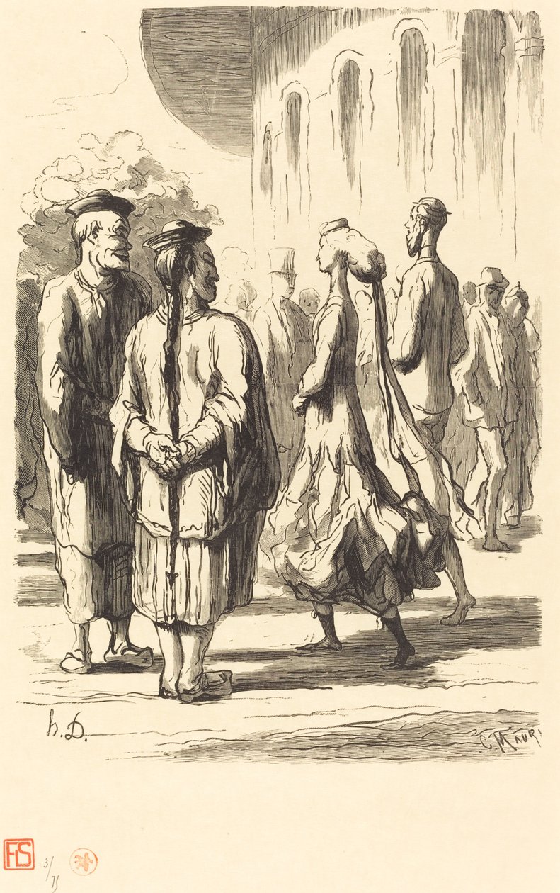 World Expo: Mitkä ovat kiinalaisimmat? tekijältä Charles Maurand after Honoré Daumier
