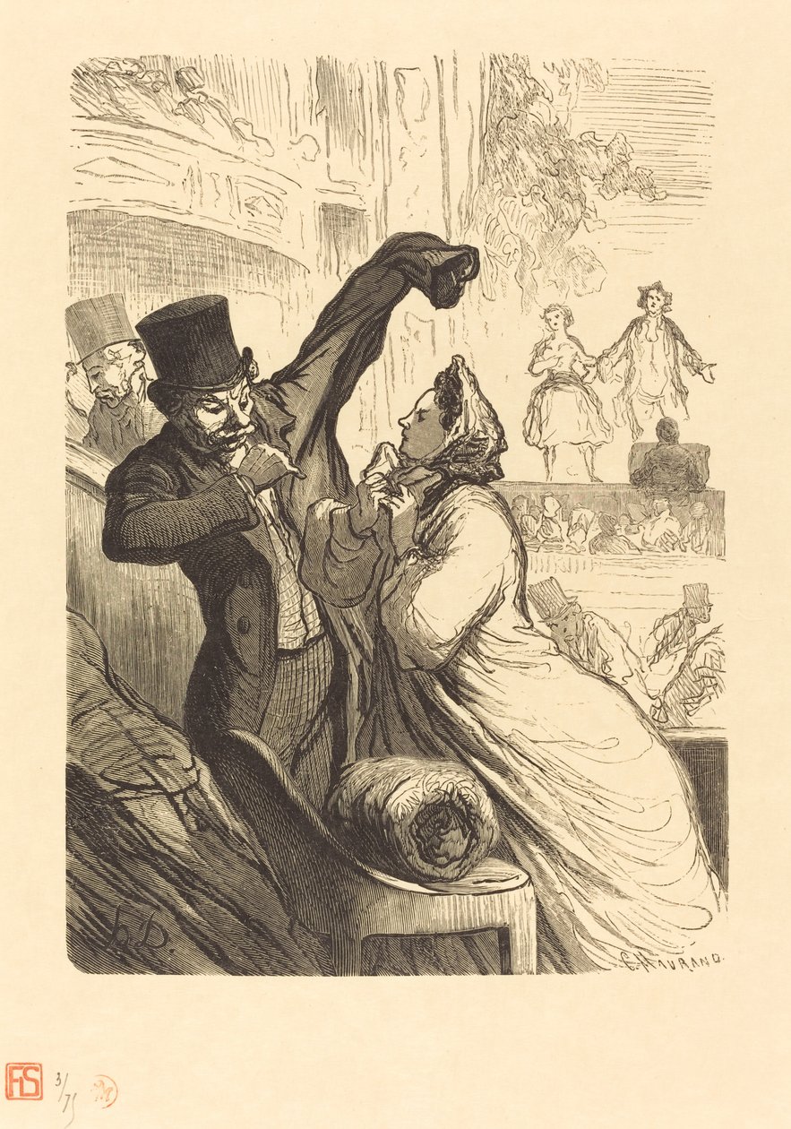 Viimeinen säe tekijältä Charles Maurand after Honoré Daumier