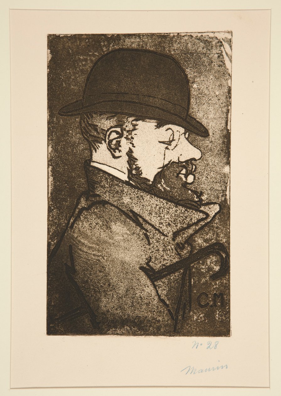 Henri de Toulouse-Lautrecin muotokuva tekijältä Charles Maurin