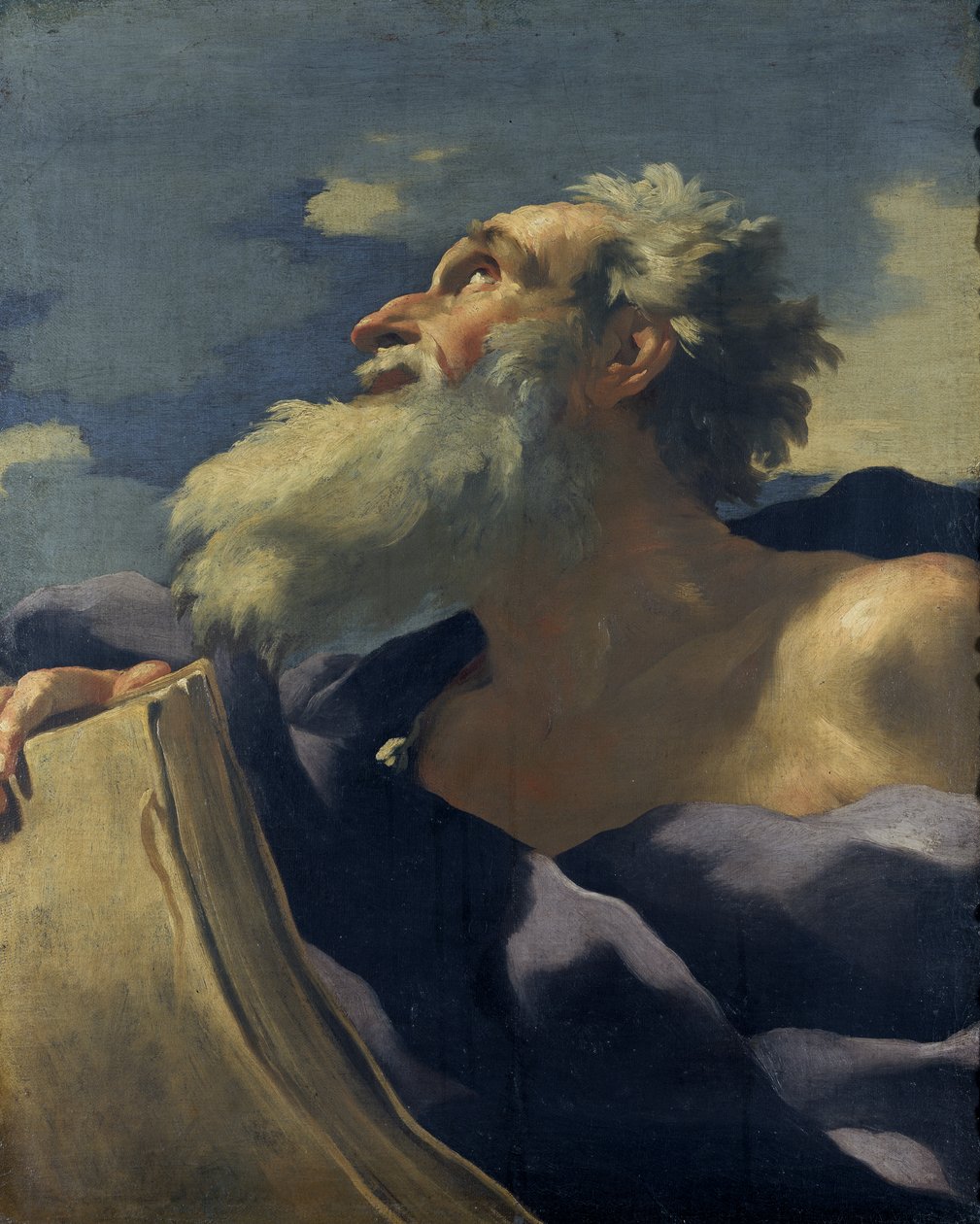Profeetan pää, n. 1627-1635 (öljy kankaalle) tekijältä Charles Mellin