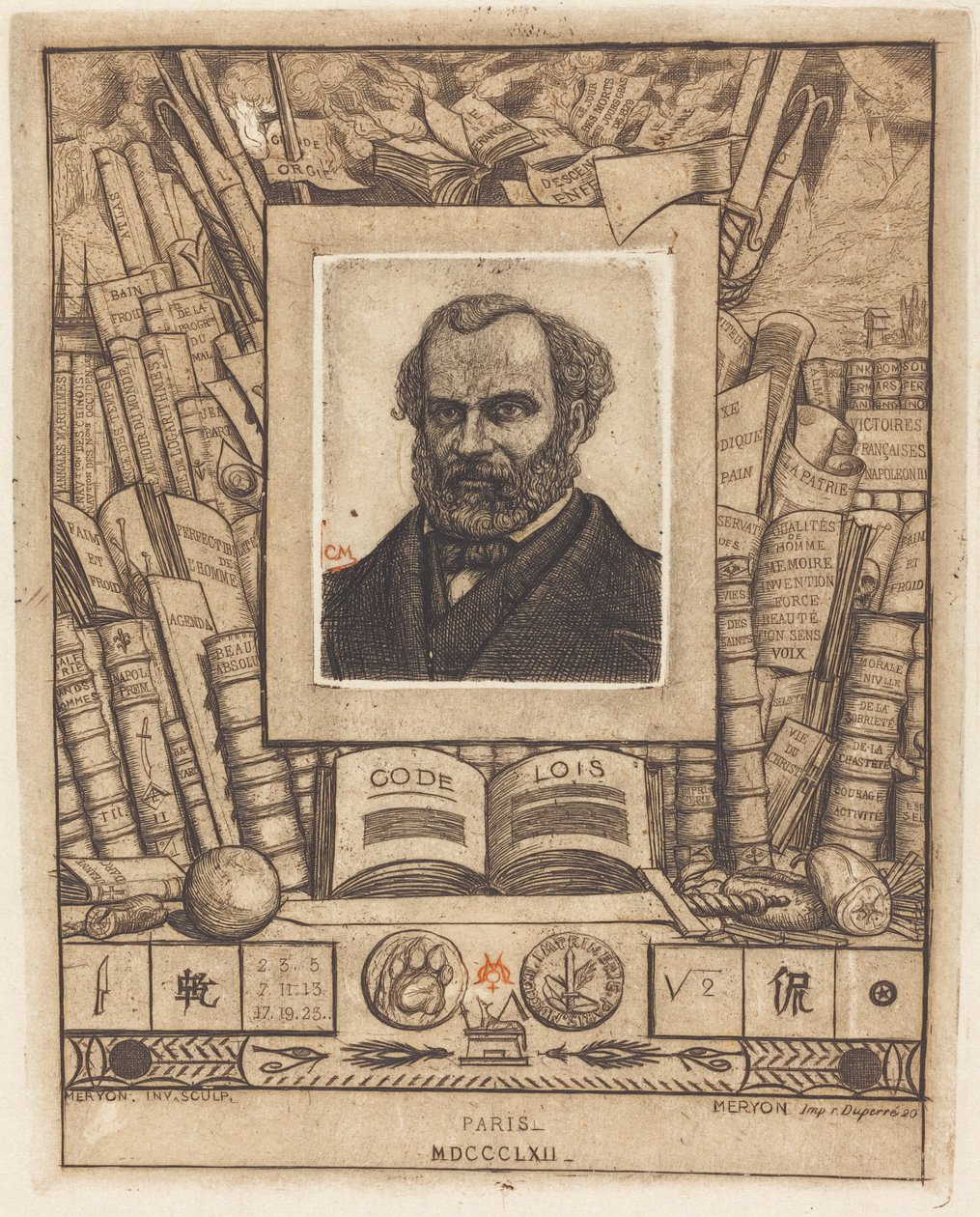 Armand Guéraud tekijältä Charles Meryon