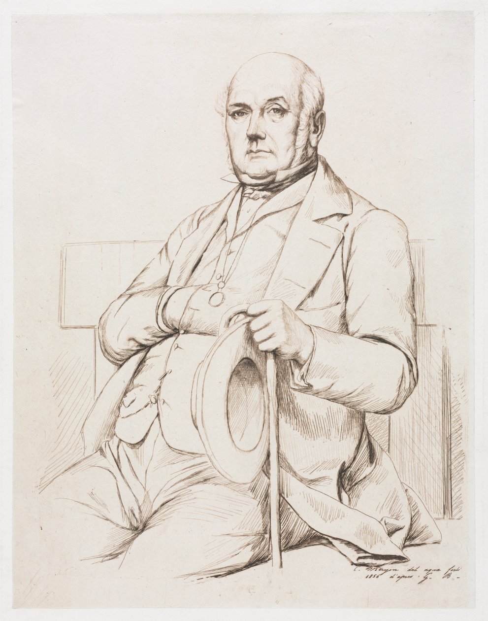 Casimir le Conte, Boulangerin mukaan, 1856. tekijältä Charles Meryon