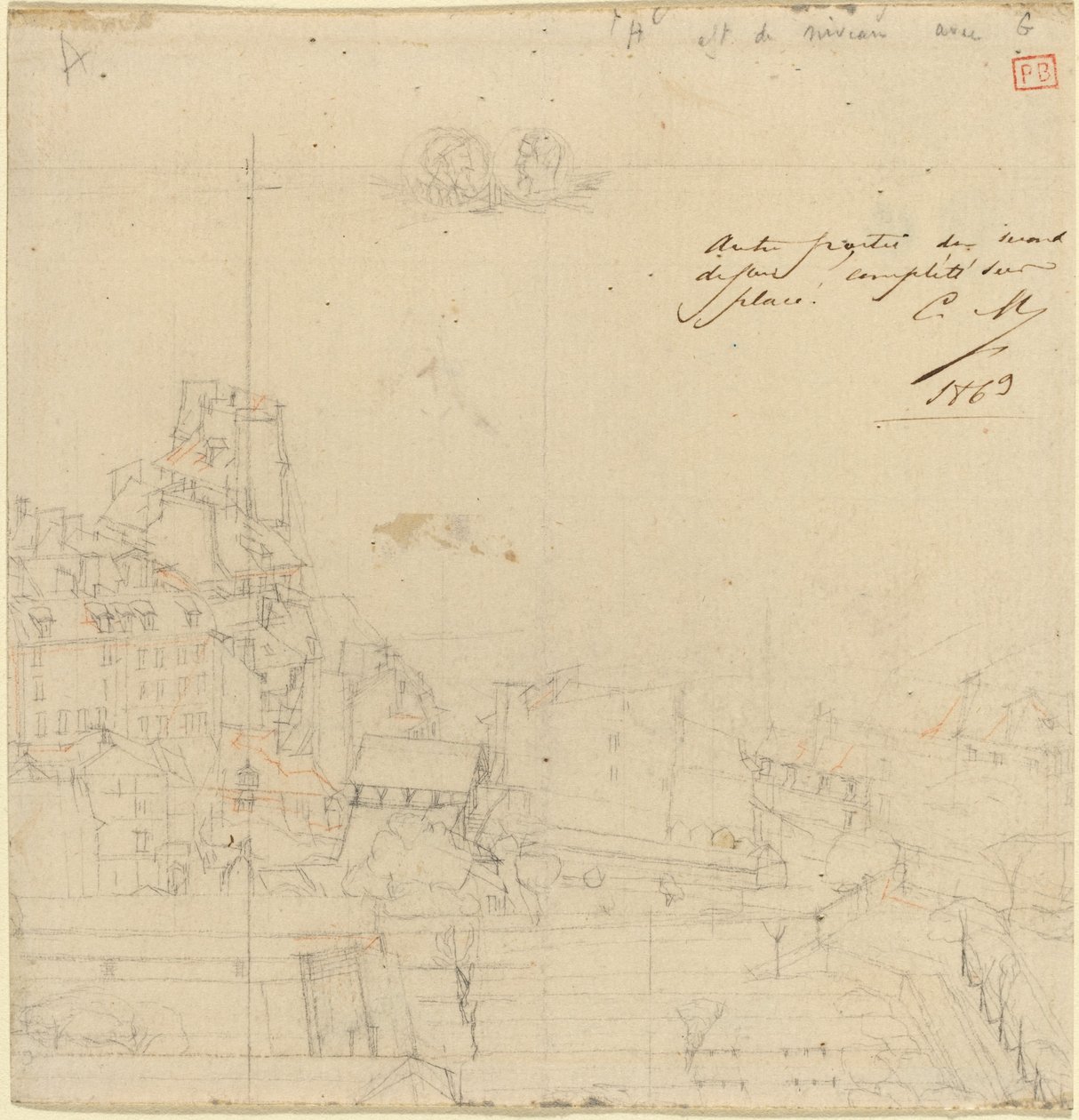 College Henri IV tekijältä Charles Meryon