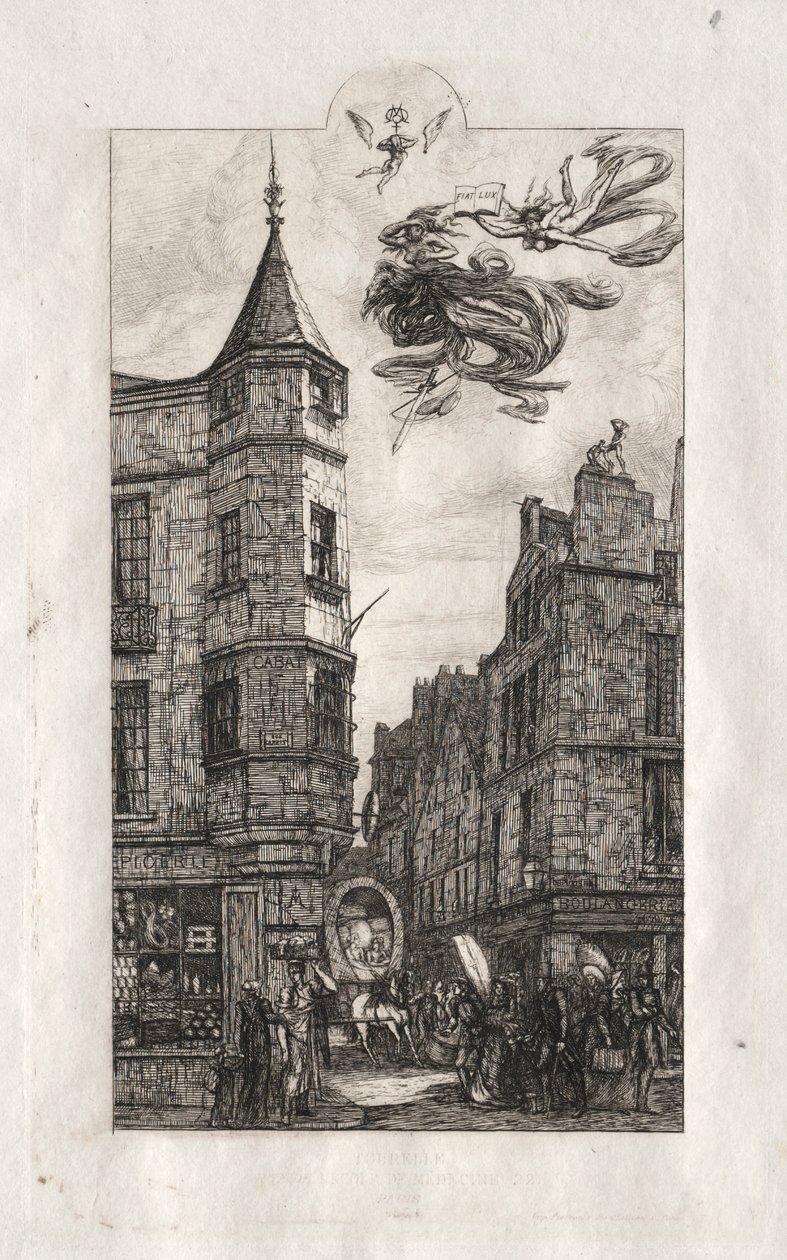 Pariisin etsaukset: Turret, rue de l