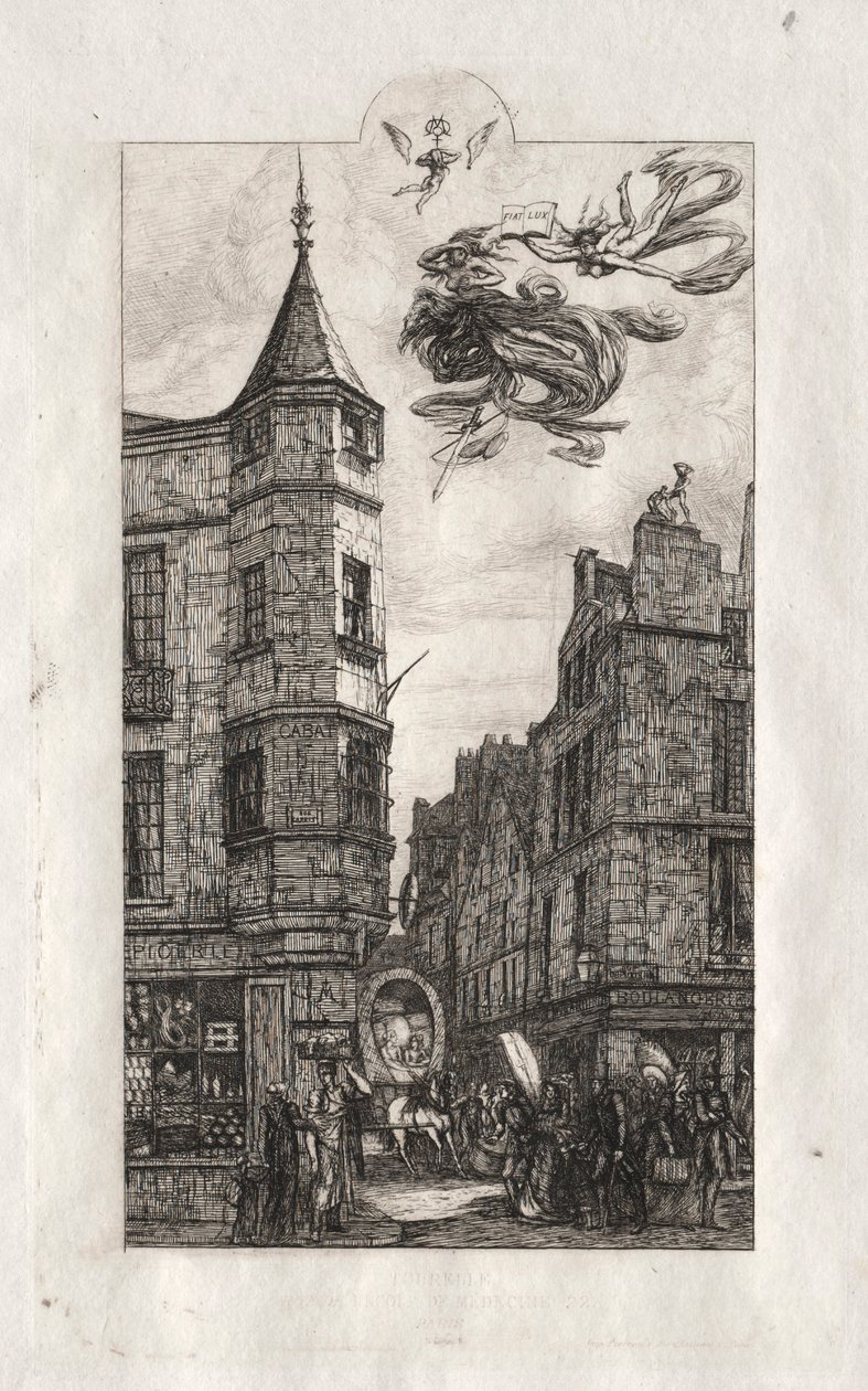 Pariisin etsaukset: Turret, rue de l