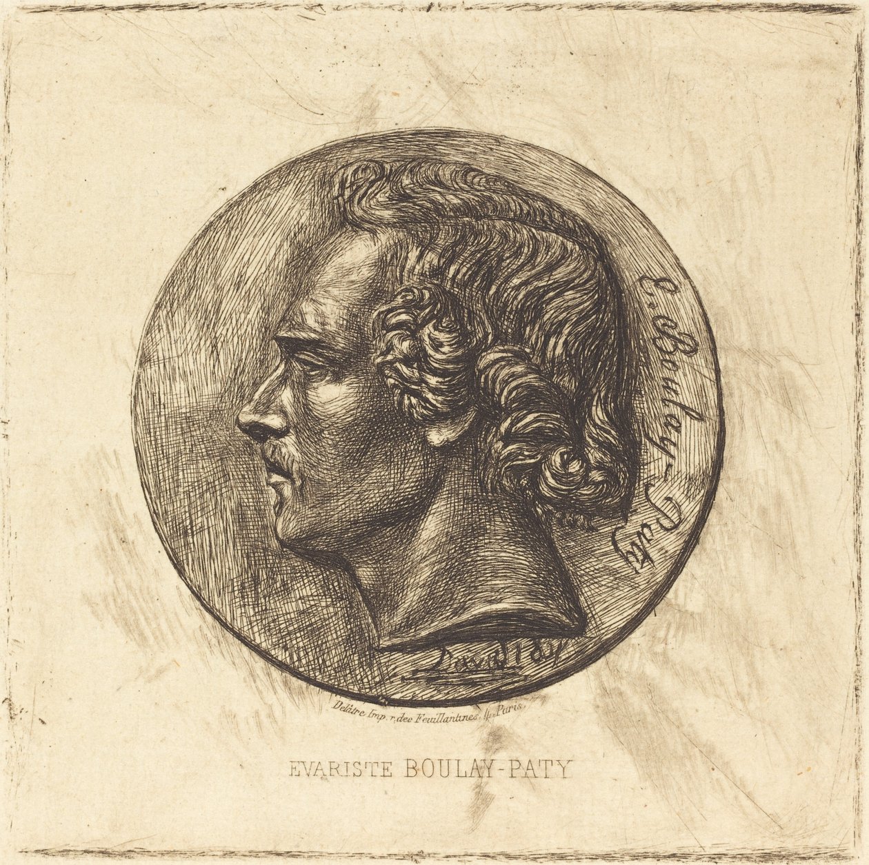 Evariste Boulay-Paty; Runoilija (David d