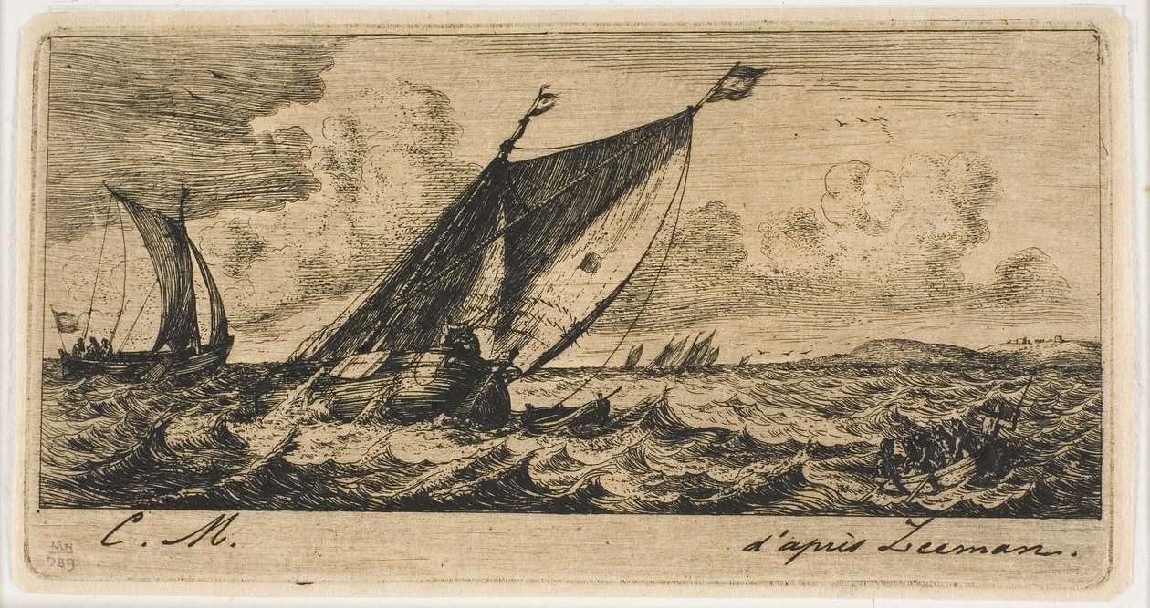 Haarlem Boats Amsterdamissa tekijältä Charles Meryon