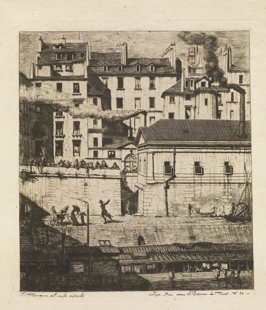 Ruumishuone tekijältä Charles Meryon