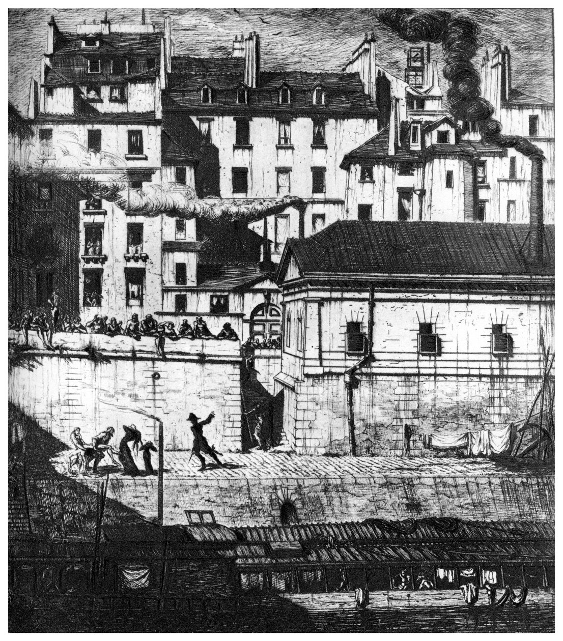 The Morgue, c1841-1868 1924 tekijältä Charles Meryon