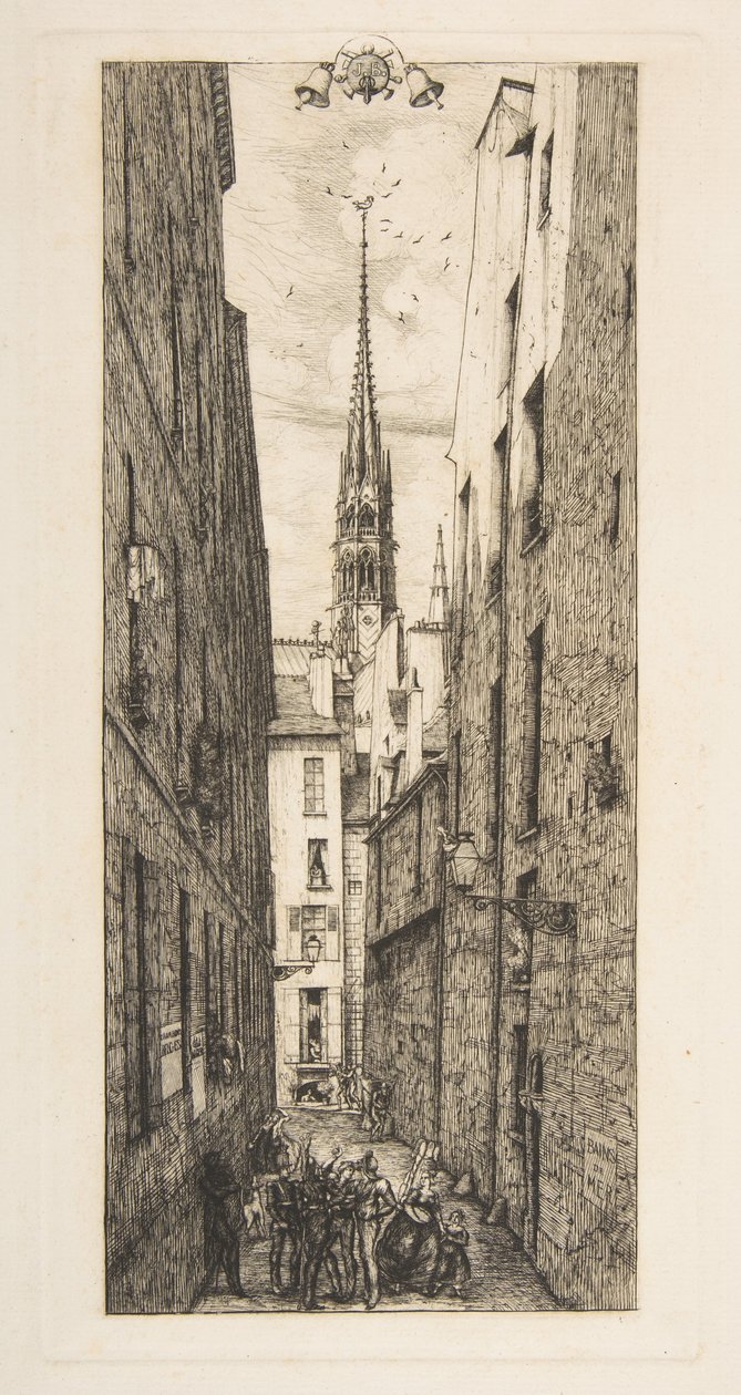 Rue des Chantres, Pariisi tekijältä Charles Meryon