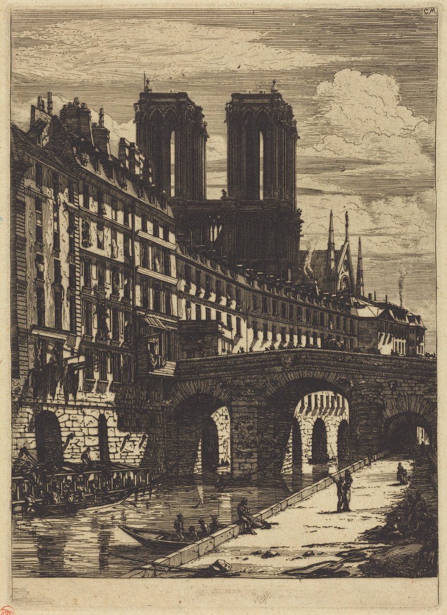 Le Petit Pont, Pariisi tekijältä Charles Meryon