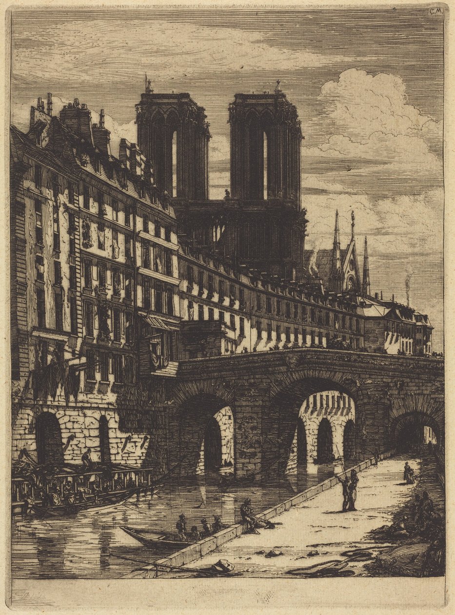 Le Petit Pont, Pariisi tekijältä Charles Meryon
