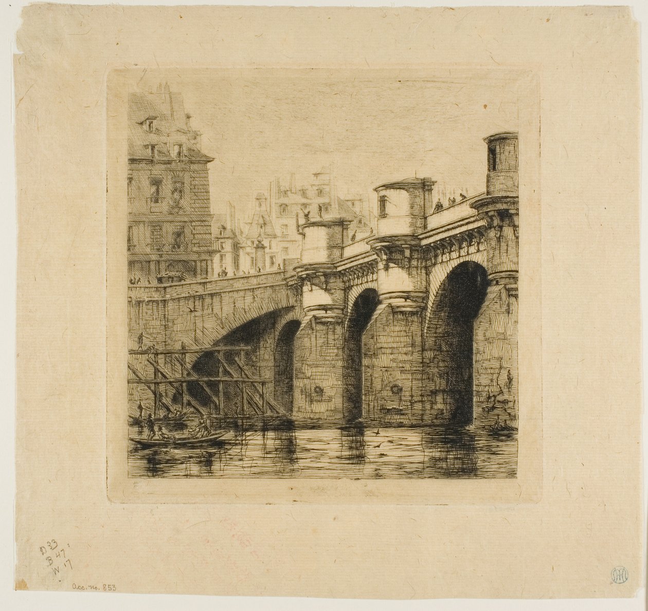 Pont Neuf, Pariisi tekijältä Charles Meryon
