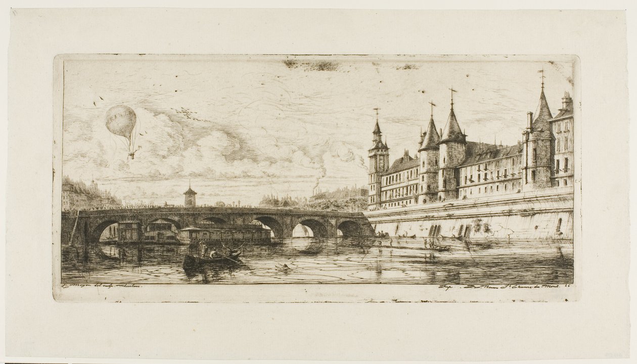 Pont au Change, Pariisi tekijältä Charles Meryon