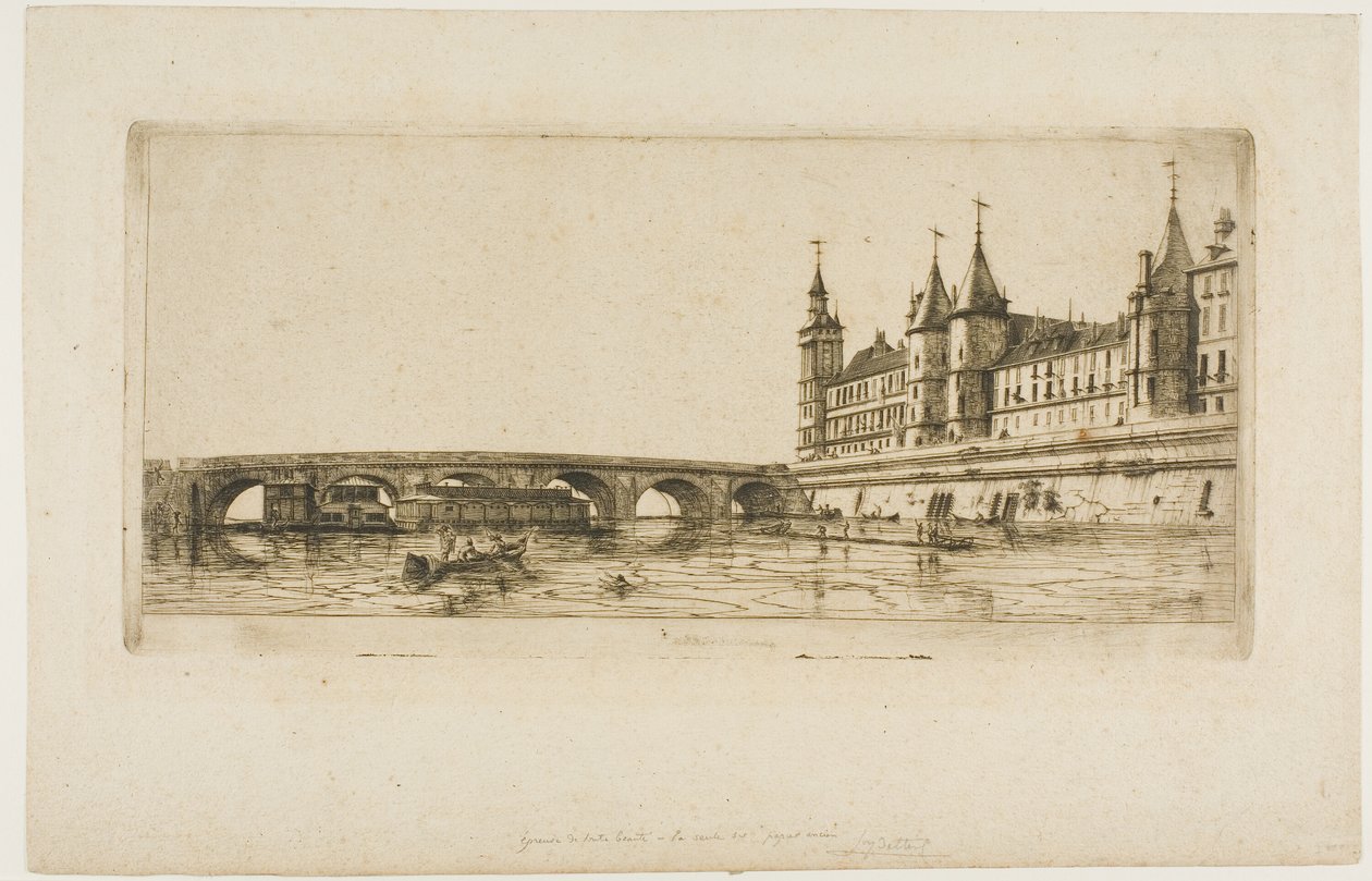 Pont au Change, Pariisi tekijältä Charles Meryon