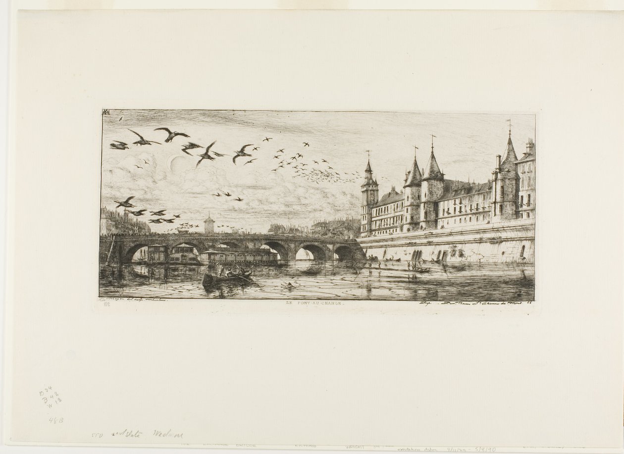 Pont-au-Change, Pariisi tekijältä Charles Meryon