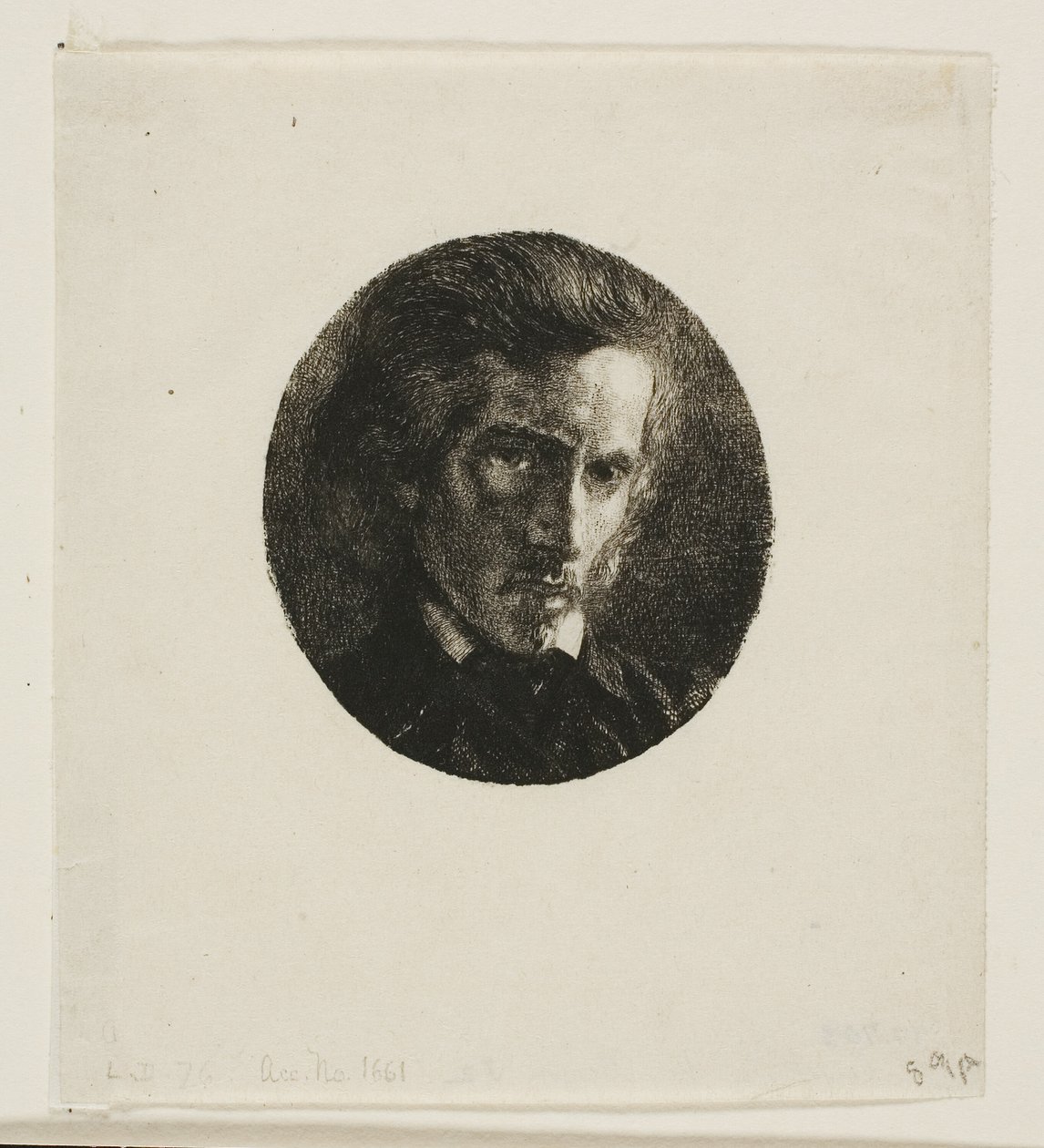 Edmond de Courtivesin muotokuva tekijältä Charles Meryon