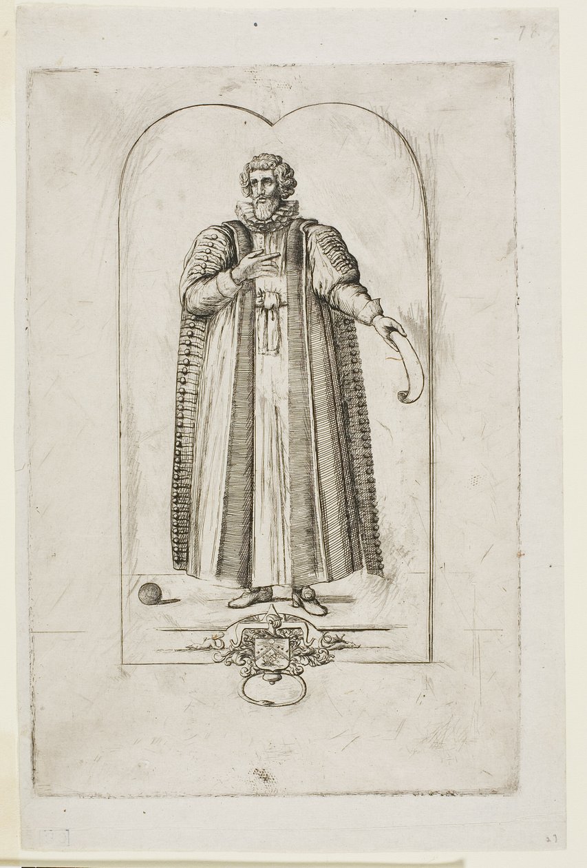 François Vieten muotokuva tekijältä Charles Meryon