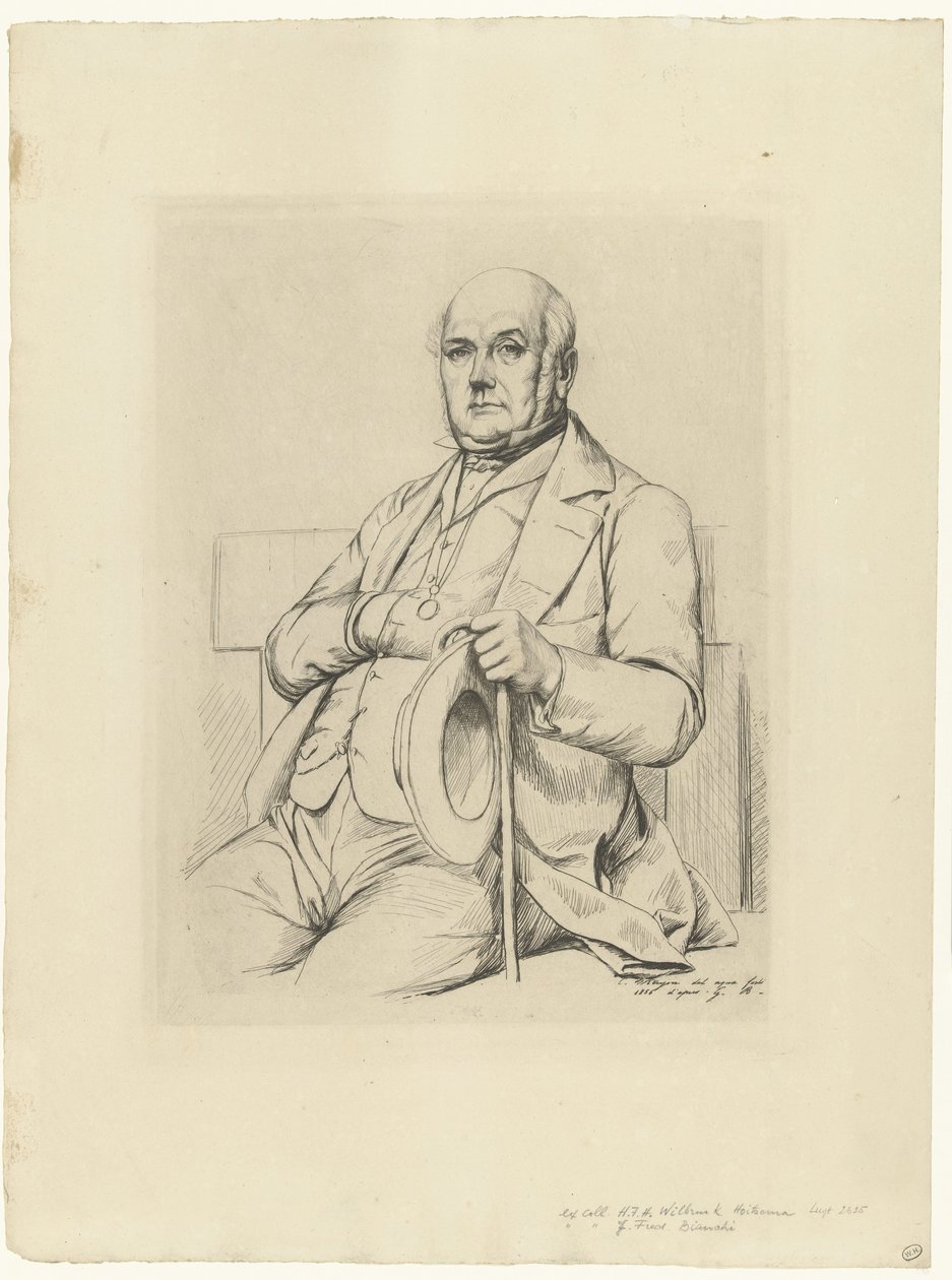 Muotokuva Casimir Le Conte tekijältä Charles Meryon