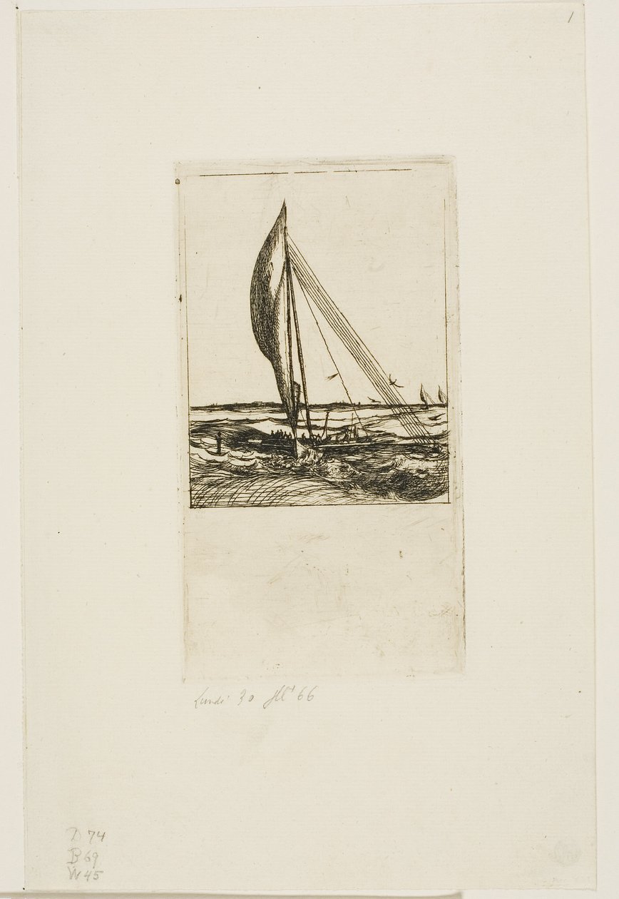 Swift-Sailing Proa, Mulgraven saaristo, Oseania tekijältä Charles Meryon