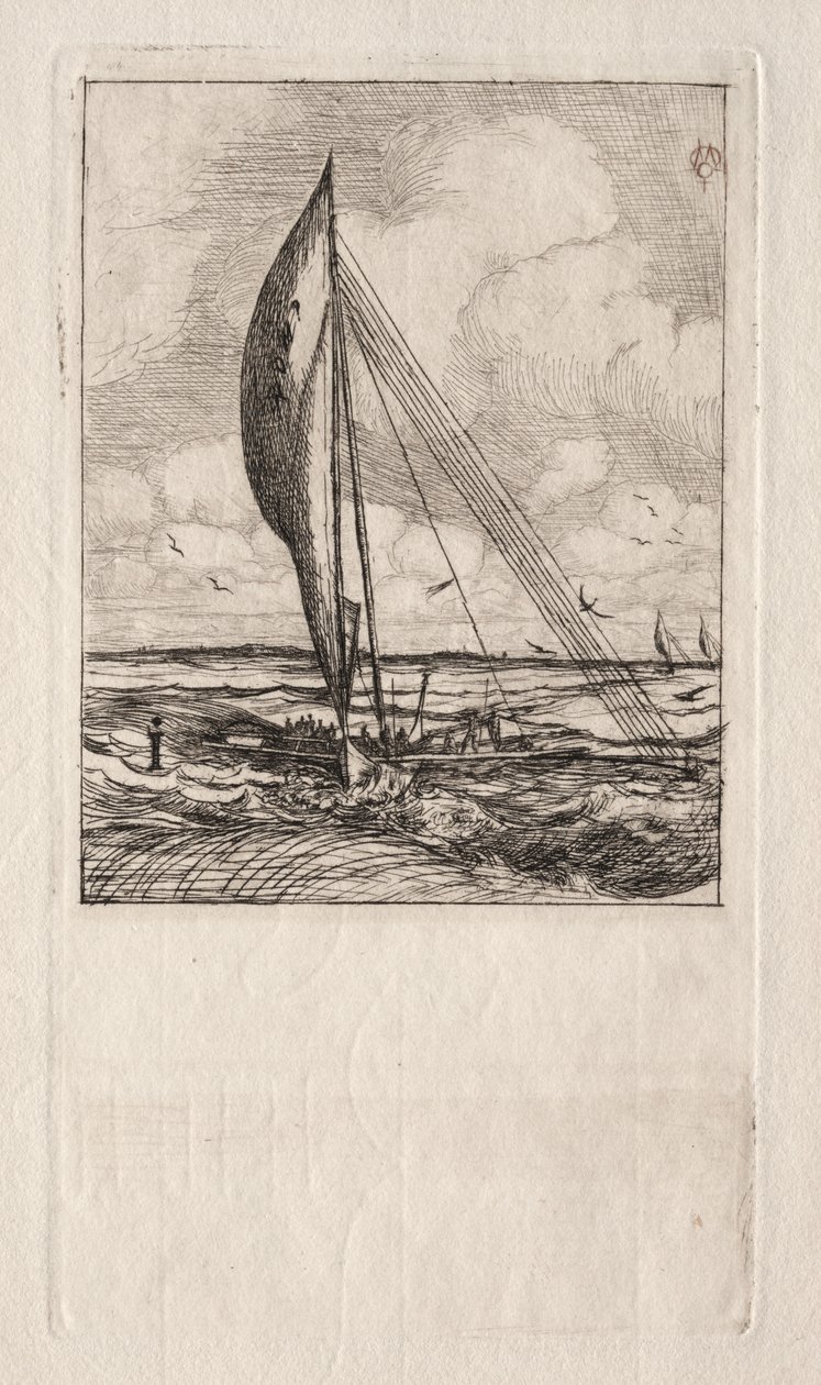 Swift Sailing Proa, Mulgraven saaristo, Oseania tekijältä Charles Meryon