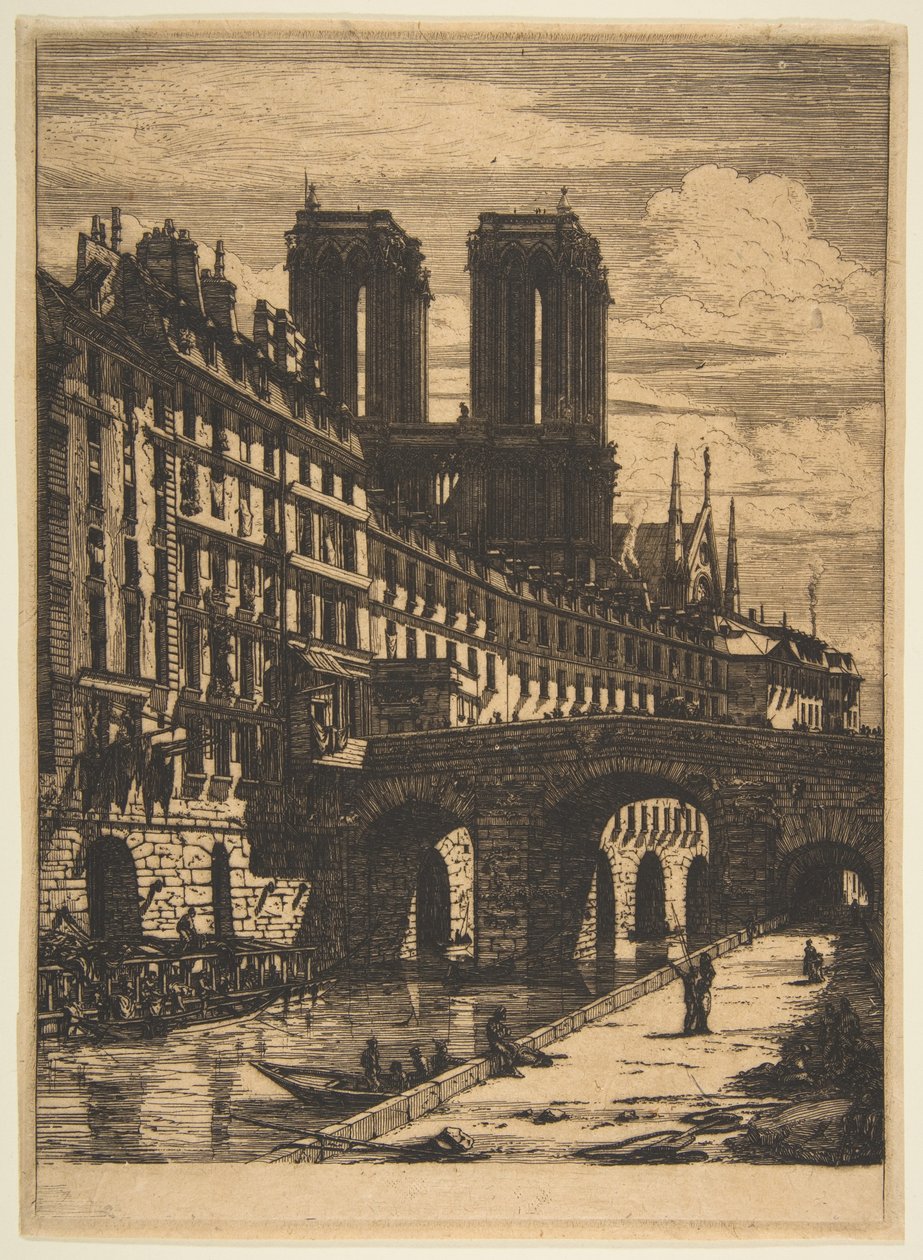Petit Pont, Pariisi tekijältä Charles Meryon