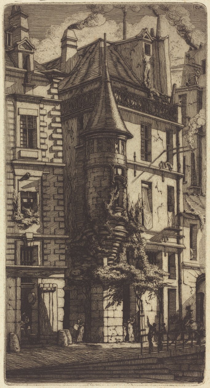 Torni Rue de la Tixéranderiellä, Pariisissa (talo, jossa on torni, Weavers