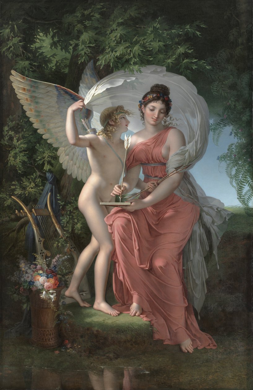 Erato, Lyyrisen runouden museo tekijältä Charles Meynier