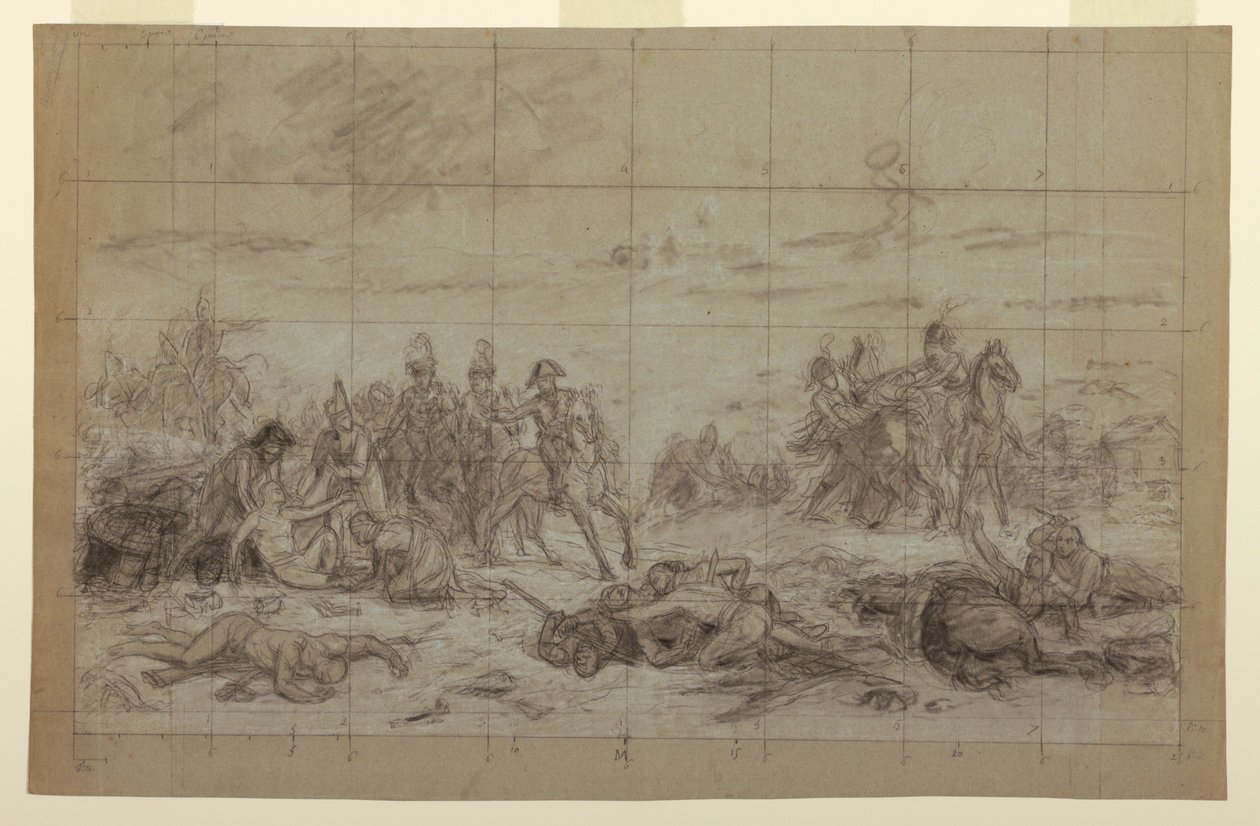 Tutkimus "Napoleon at Eylau" tekijältä Charles Meynier