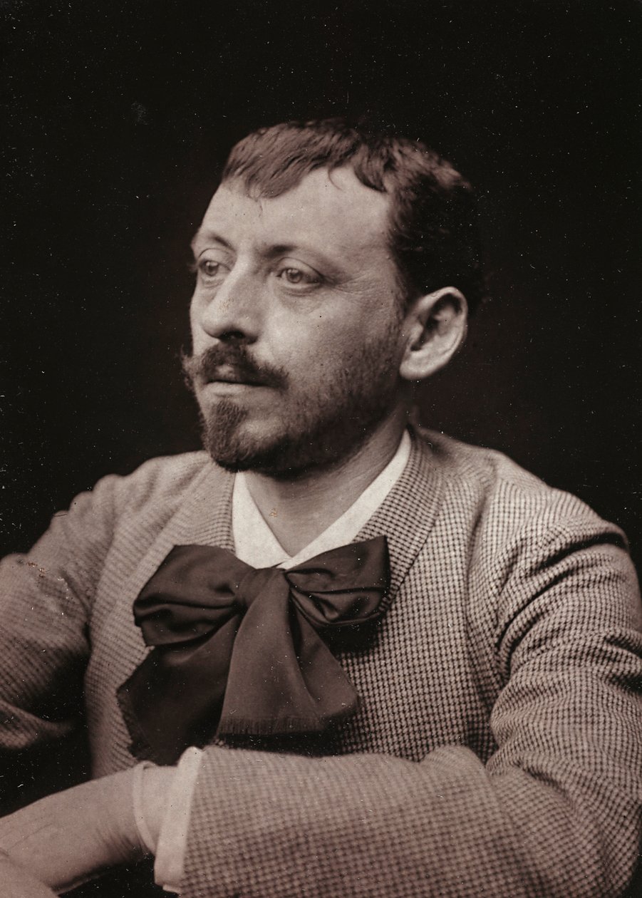 Taiteellinen ja elämäkerrallinen albumi, 5. vuosi, Salon 1885; ranskalaisen taidemaalari Frédéric Montenardin (1849-1926) muotokuva tekijältä Charles Michelez