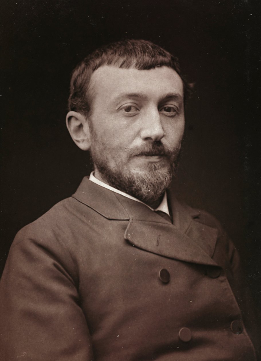 Taiteellinen ja biografinen albumi, 6. vuosi, Salon 1885; taidemaalari Alfred Henry Bramtotin muotokuva tekijältä Charles Michelez
