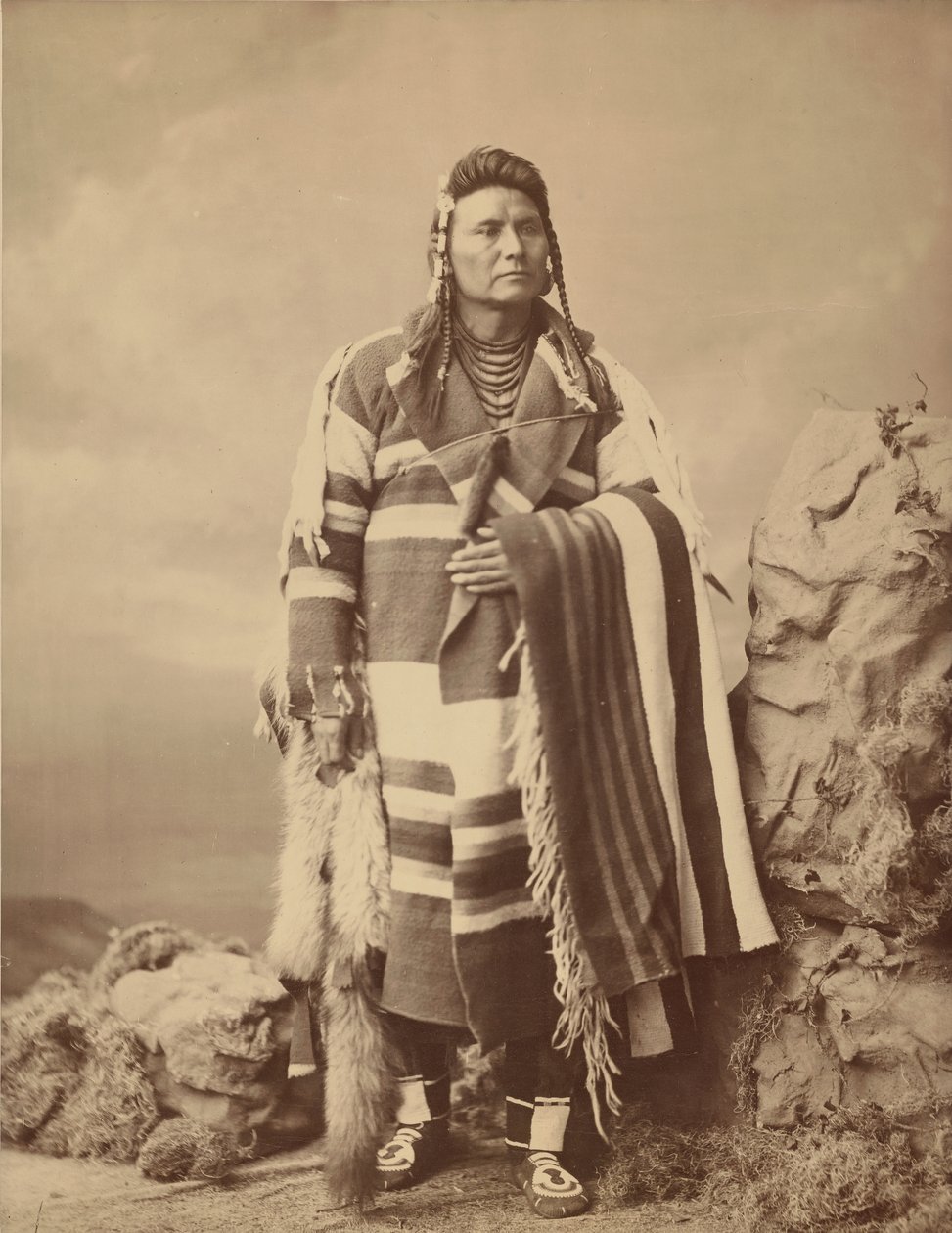 Hinmatoowyalahtq’it päällikkö Joosef, 1879. . tekijältä Charles Milton Bell