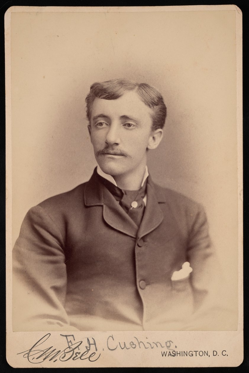 Frank Hamilton Cushingin muotokuva 1857-1900, ennen vuotta 1893. tekijältä Charles Milton Bell