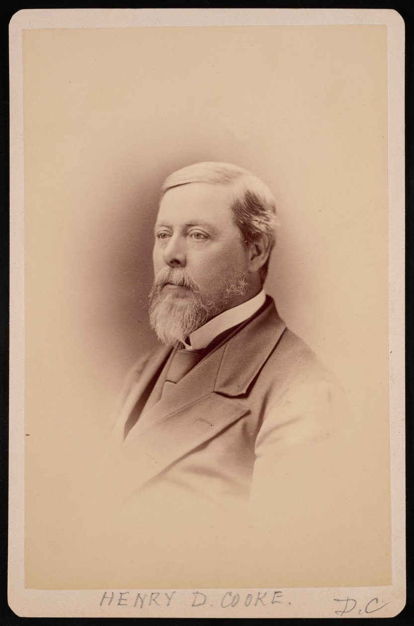 Henry David Cooken muotokuva 1825-1881, ennen vuotta 1881. tekijältä Charles Milton Bell