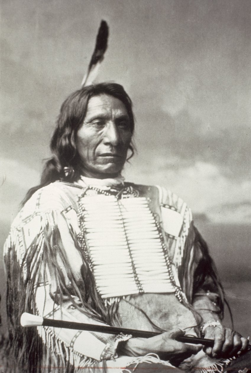 Red Cloud Chief (1822-1909) 1880 (m/v kuva) tekijältä Charles Milton Bell