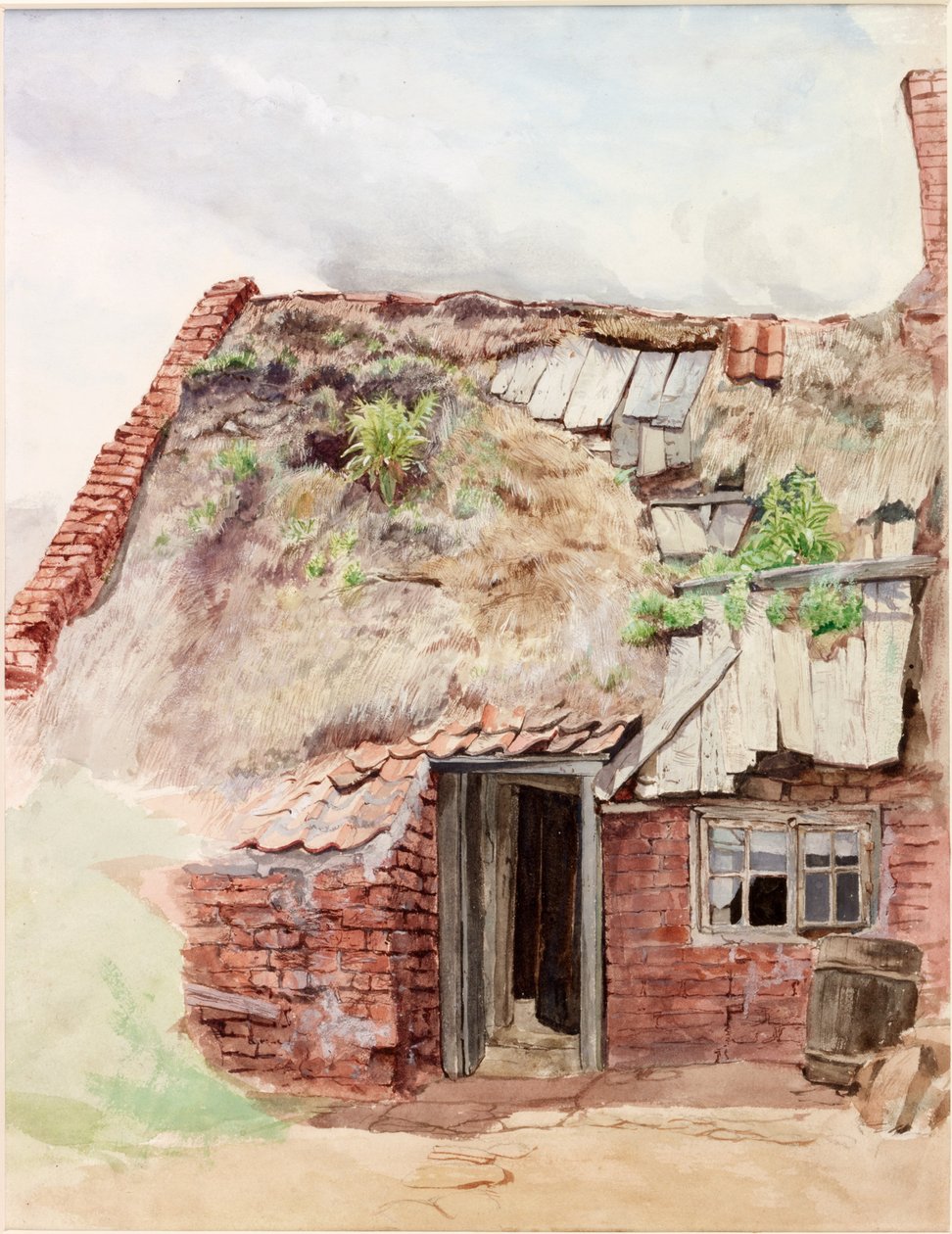 Kalastajan mökki (vartalonvärinen) tekijältä Charles Napier Hemy