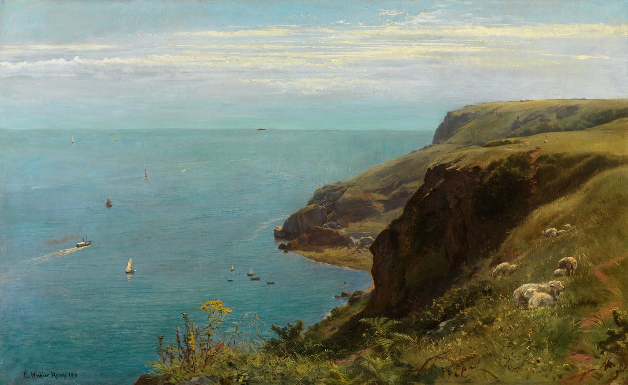 Meren rannikko, Torquay tekijältä Charles Napier Hemy