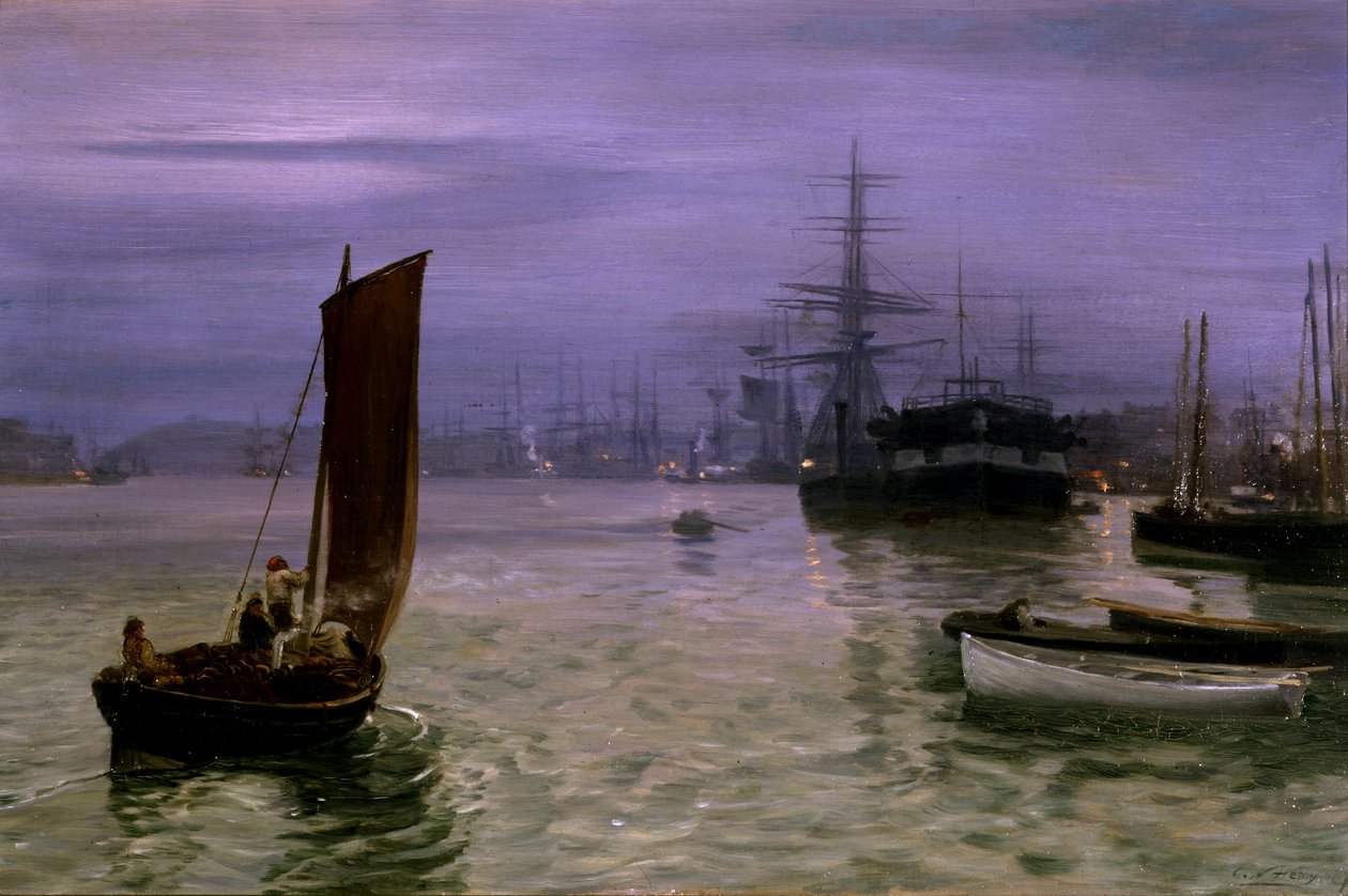 Viimeinen vene sisään tekijältä Charles Napier Hemy