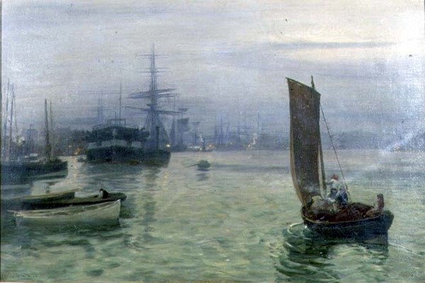 Viimeinen vene sisään tekijältä Charles Napier Hemy