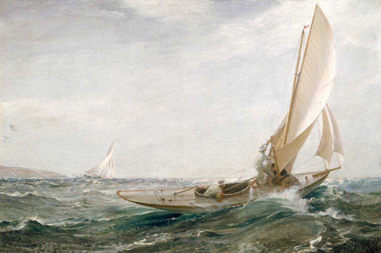 Meren ja ilman kautta, 1910 tekijältä Charles Napier Hemy