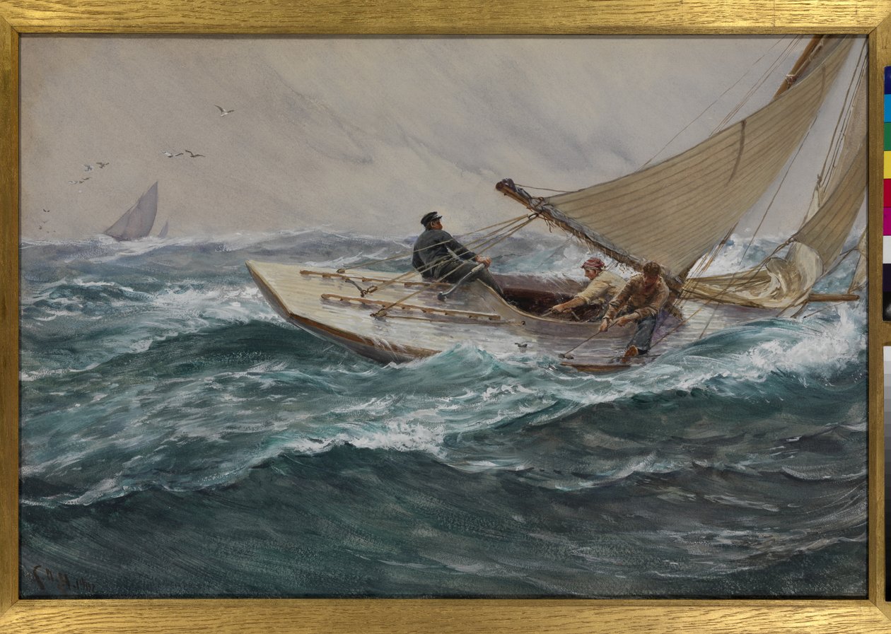 Nuoruus, 1902 (tempera & wc) tekijältä Charles Napier Hemy
