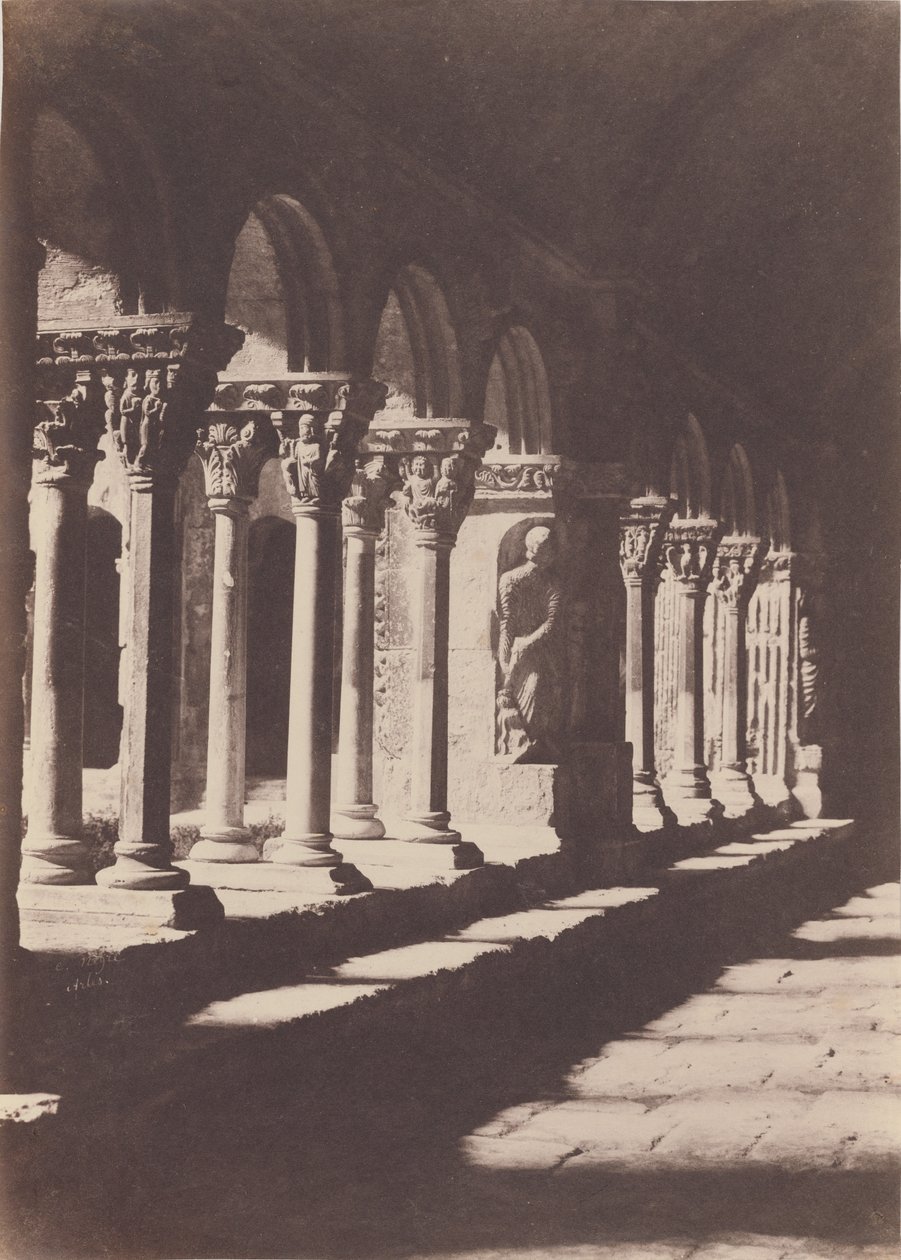 Pyhän Trophimen luostarin käytävä, Arles tekijältä Charles Nègre