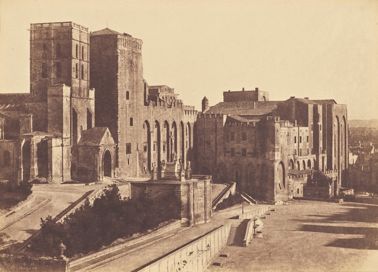 Paavien palatsi, Avignon tekijältä Charles Nègre
