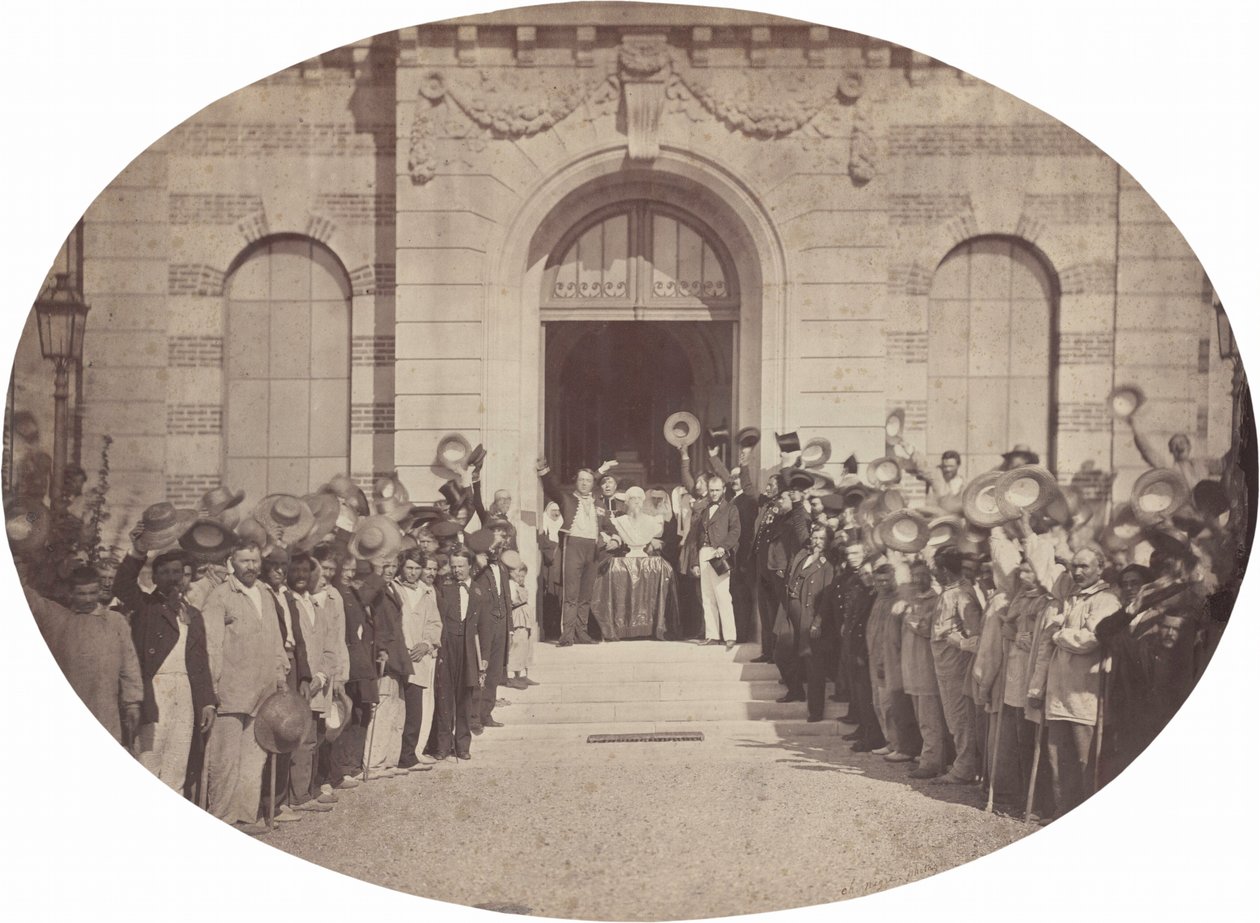 Asile Impérial de Vincennes: tervehdys keisarille 15. elokuuta 1859 (kuva) tekijältä Charles Nègre