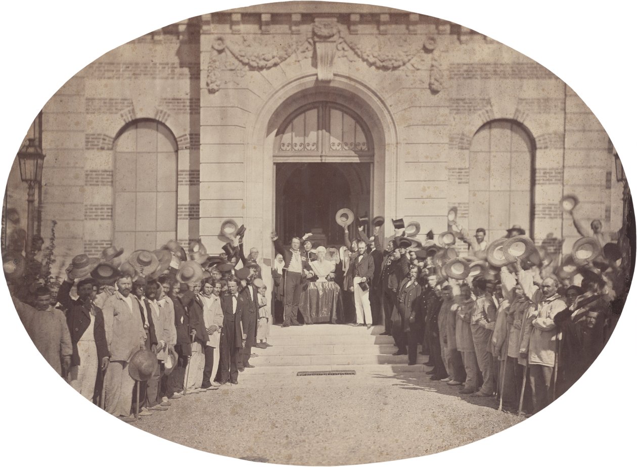 Vincennesin keisarillinen turvapaikka: 15. elokuuta, tervehdys keisarille, 1859. tekijältä Charles Nègre