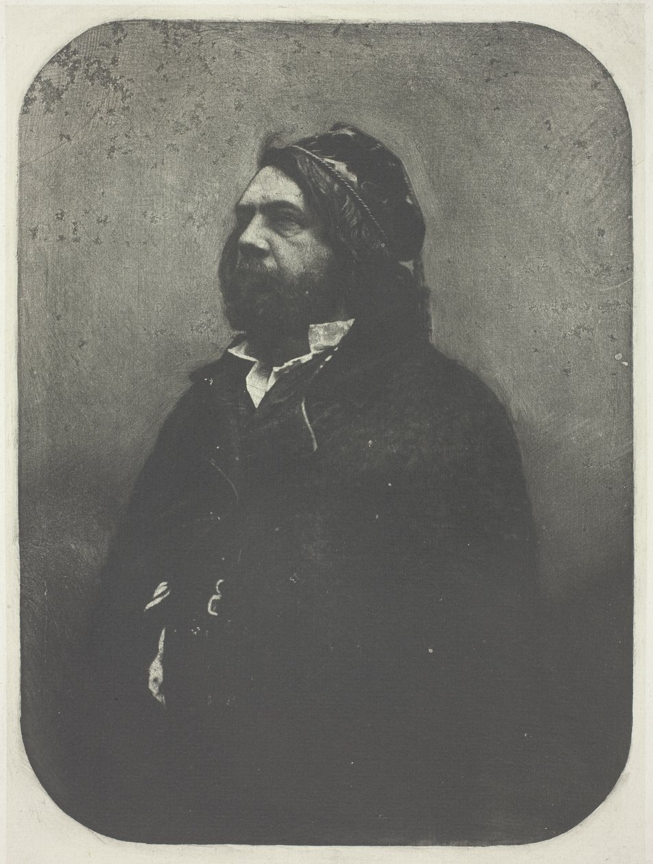 Theophile Gautierin muotokuva Nadarin mukaan tekijältä Charles Nègre
