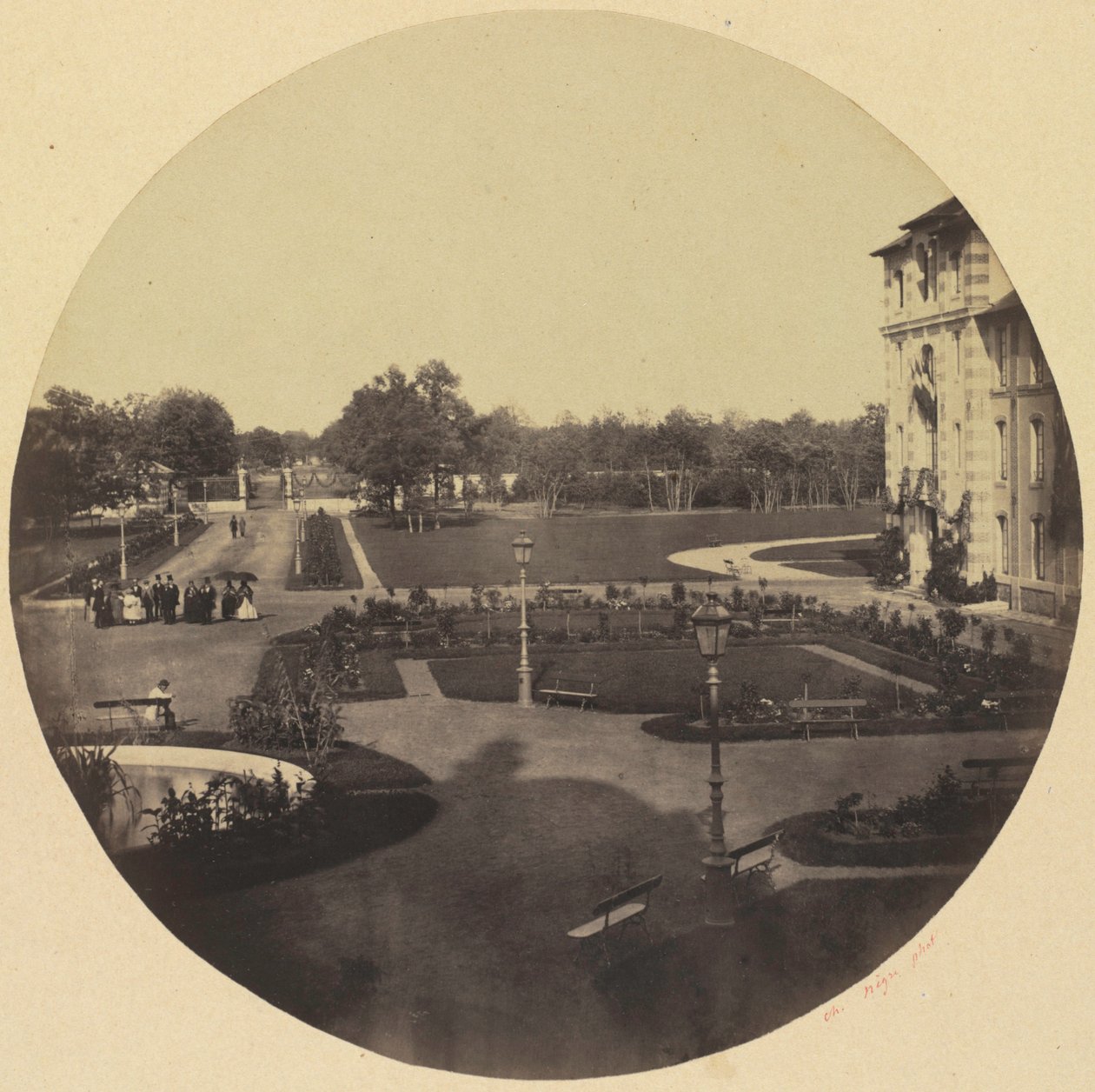 Vincennesin turvapaikka, n. 1859. tekijältä Charles Nègre