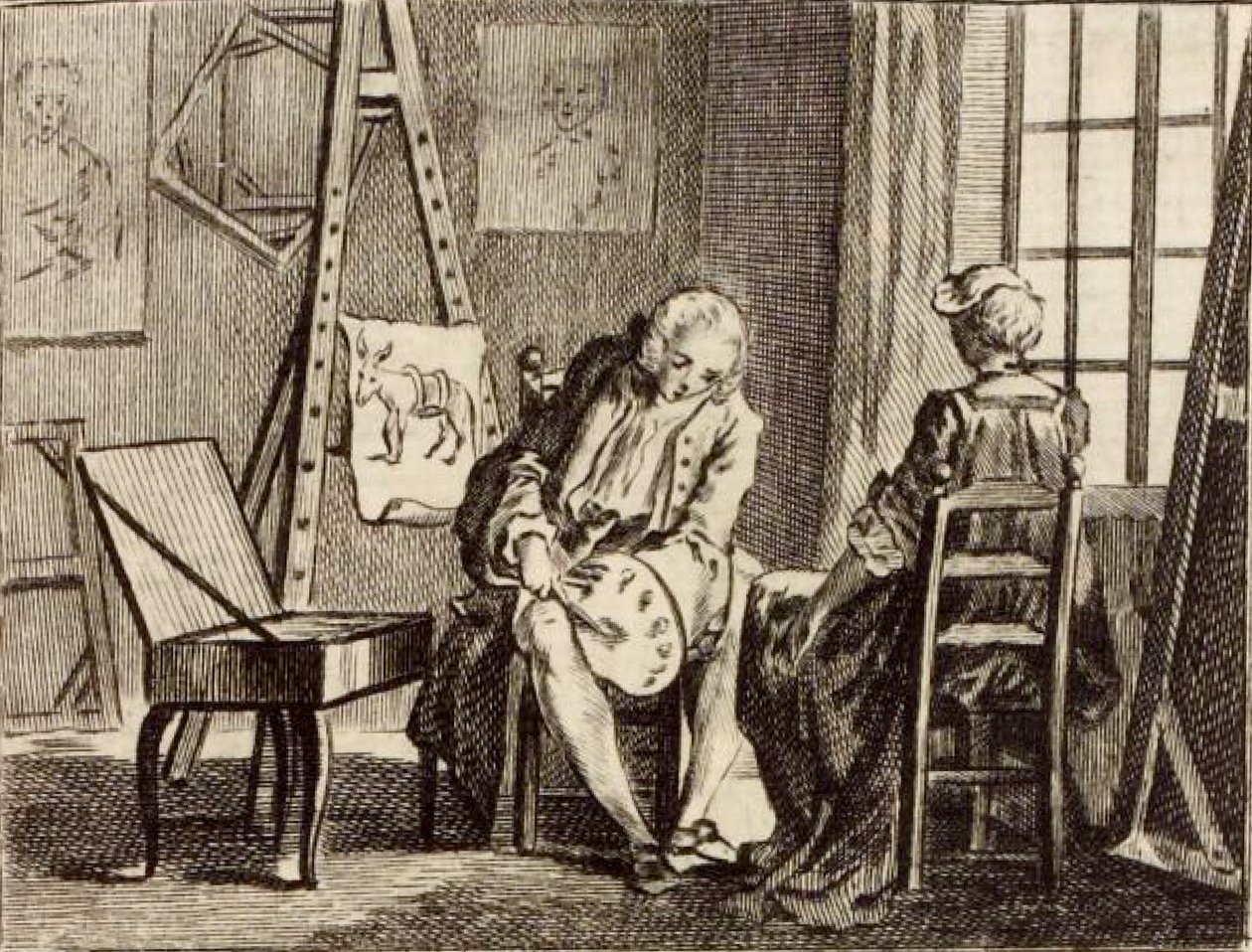 Le Bât tekijältä Charles Nicolas Cochin